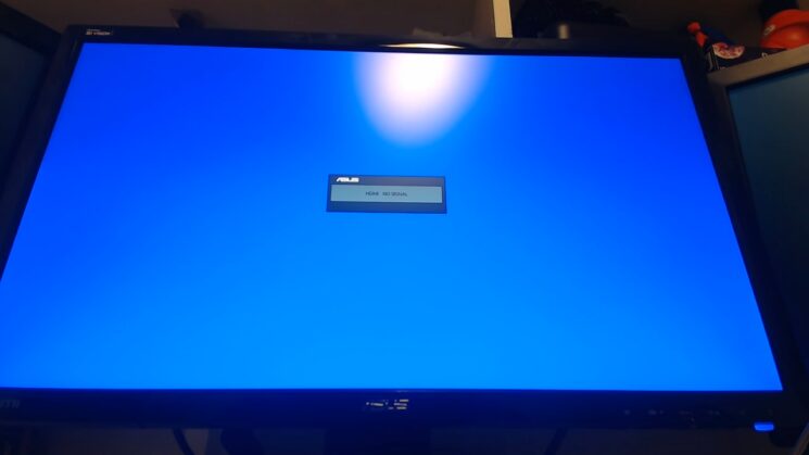 asus monitor dvi no signal hdmi