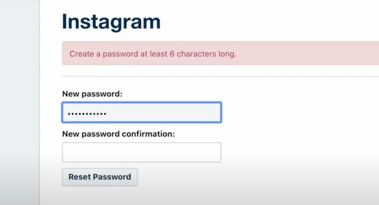Reset Password Of Instagram Using Desktop