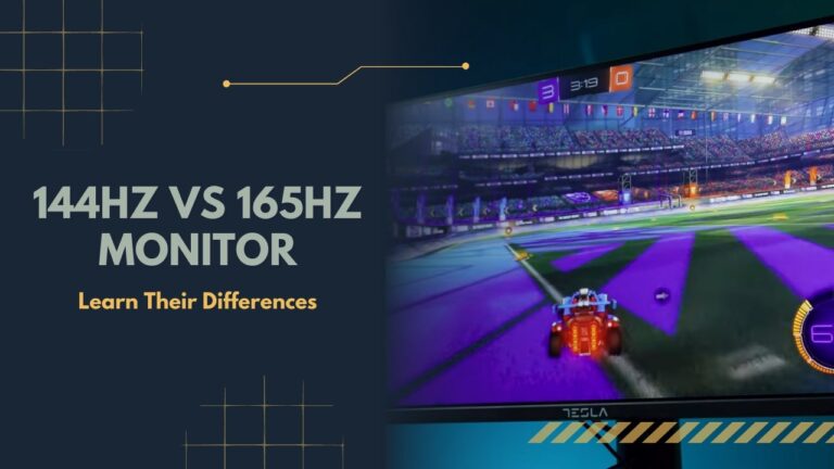 Monitor with 144hz or with 165hz refresh rate - Comparison
