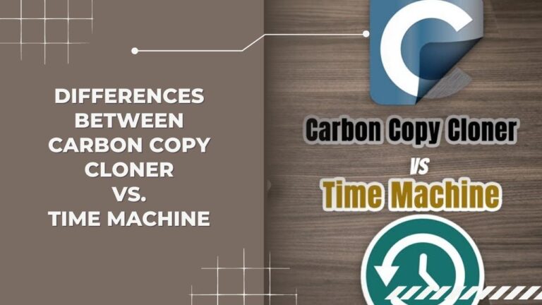 carbon copy cloner vs time machine