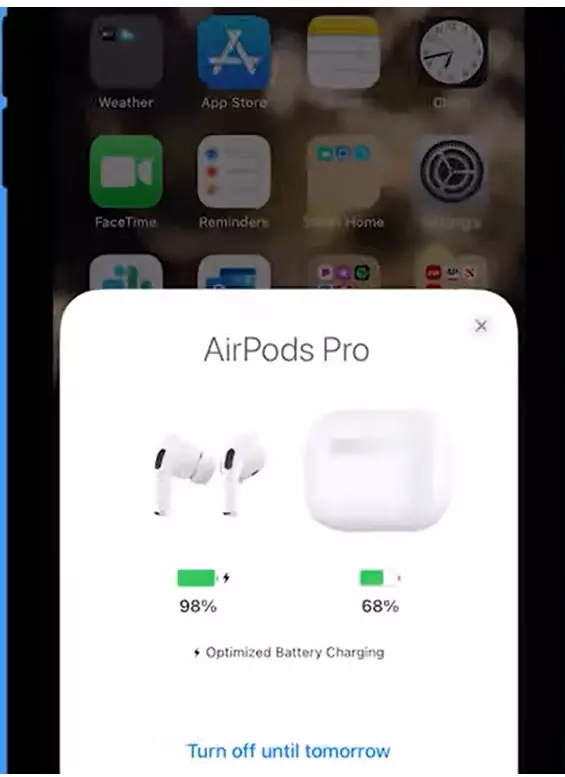15 minutes to charge the AirPods