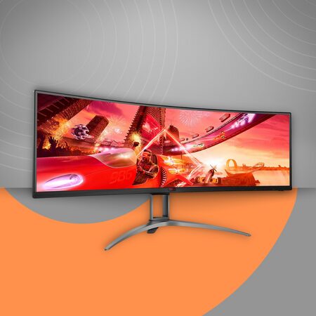 AOC AGON Curved Gaming Monitor 49″
