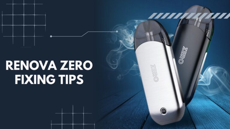 Renova Zero Fixing Tips