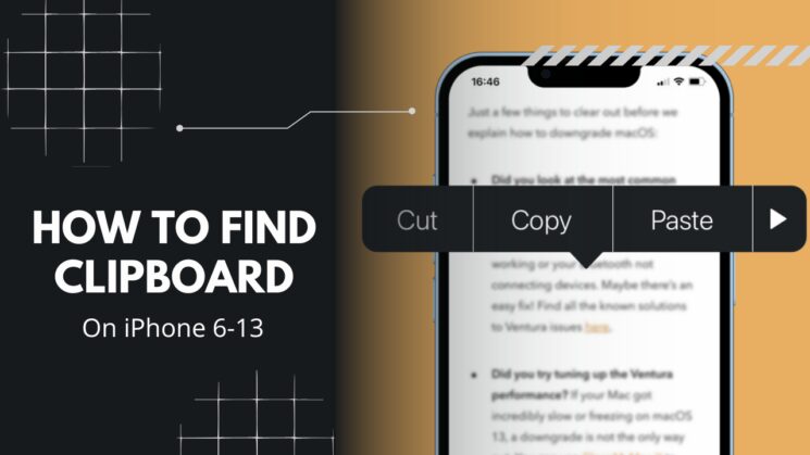 clipboard on iphone
