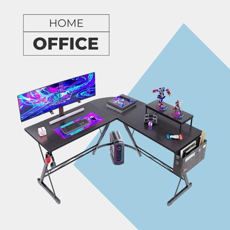 Casaottima L Shaped 51″ Gaming Desk (Upgraded Version)