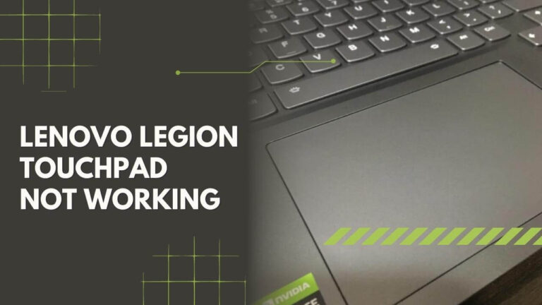 Lenovo Legion Touchpad Problem