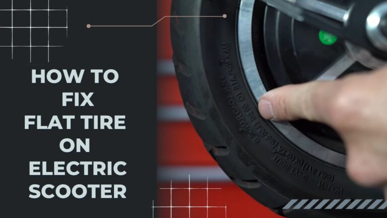 Fix a Flat Tire on your Electric Scooter - Step by Step Tips