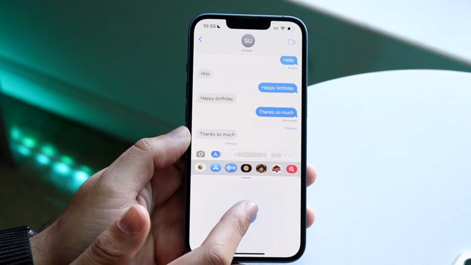 new iphone voice message